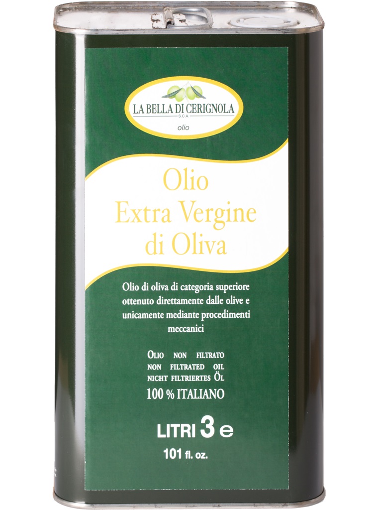olio di oliva La Bella di Cerignola vergine extra